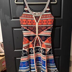 Diane Von Furstenburg Knit Mini Dress - Like New